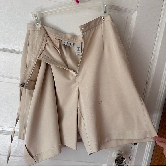 Vintage Liz Claiborne Golf Faux Wrap Skort Neutral Athleisure Preppy Pockets - Picture 7 of 17